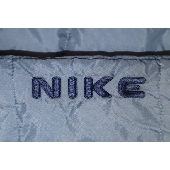 Vintage Nike 2XL Blue Hooded Windbreaker Jacket Full Zip Removable Liner 2-in-1 - Picture 13 of 16
